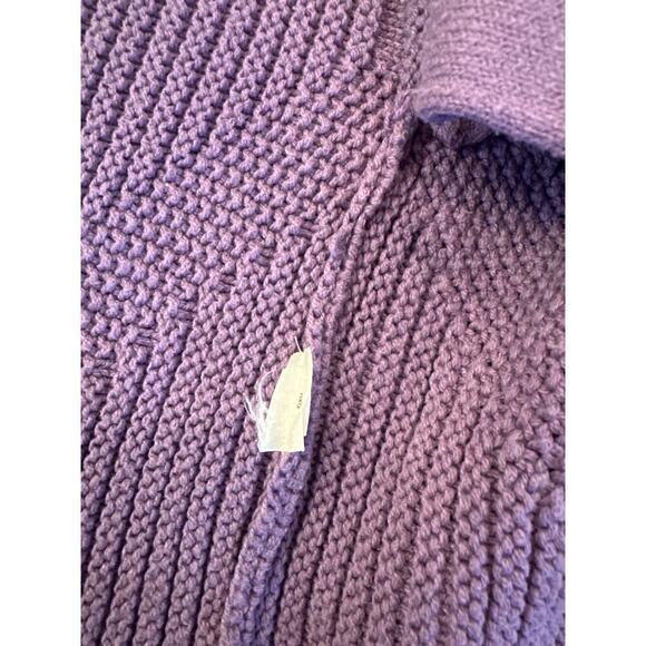 Chicos Open Front Long Cardigan Womens Chico size 0 (small 4-6) Purple - Picture 5 of 6